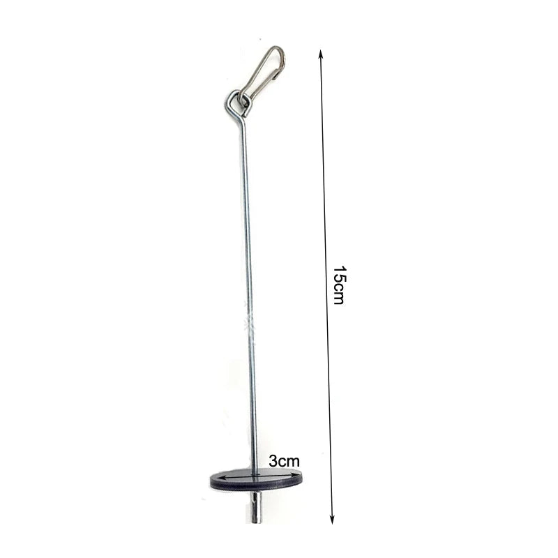 Bird Toy Skewer Fruit Spear Hanging Holder Pet Parrot Parakeet Meat Feeding Fork Stainless Steel Stick For Vegetable Skewer