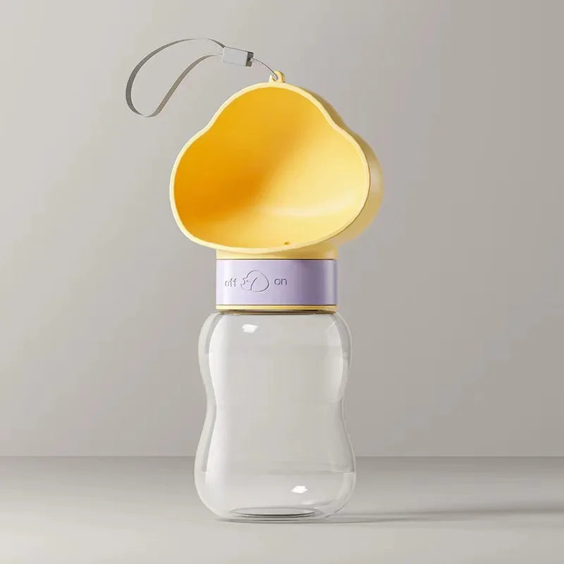 Dog Water Bottle For Outdoor Use Portable Companion Cup Plastic Water Bottle Dog Walking Water Feeding Dog Accessories Outdoor