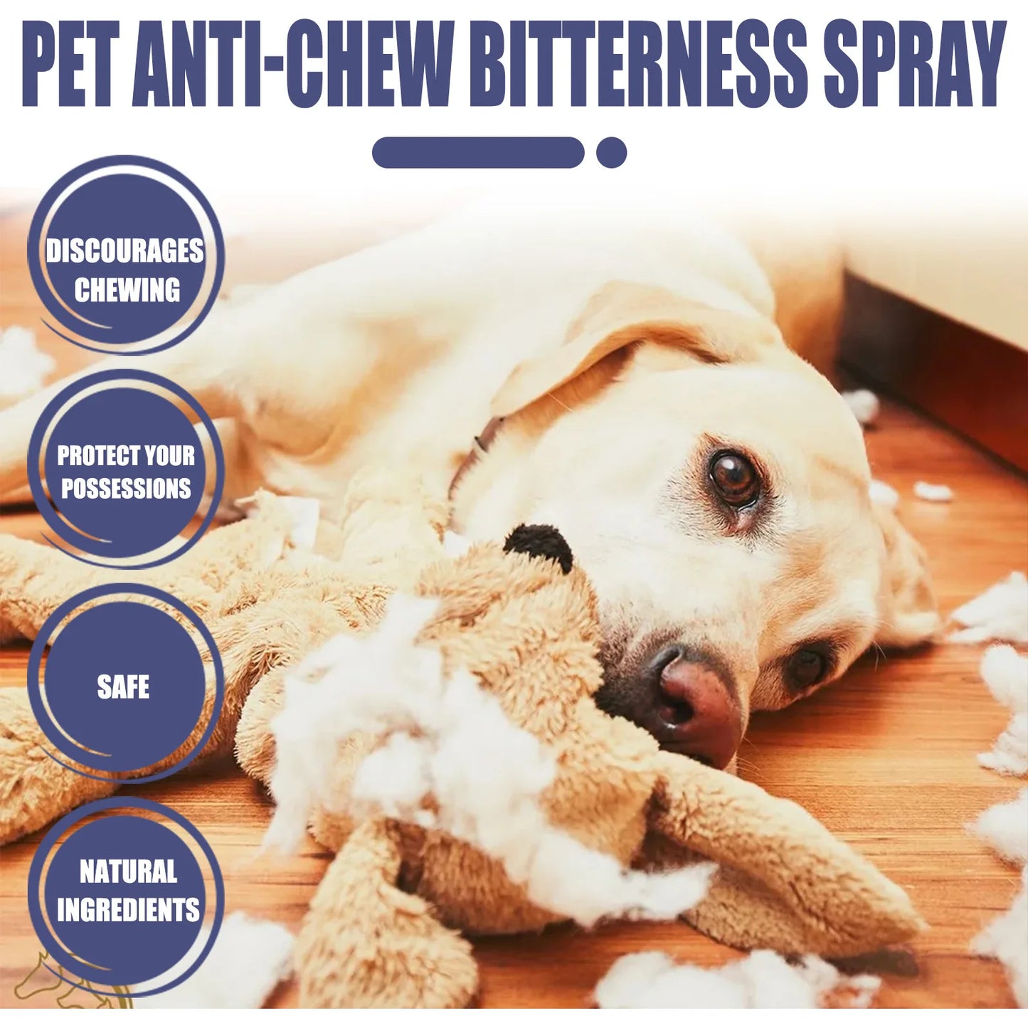 Dog Bitterness Spray Anti Chewing Scratching Sofa Chewing Preventing Stop Furniture Biting Indoor Repellent Pet No Chew Liquid