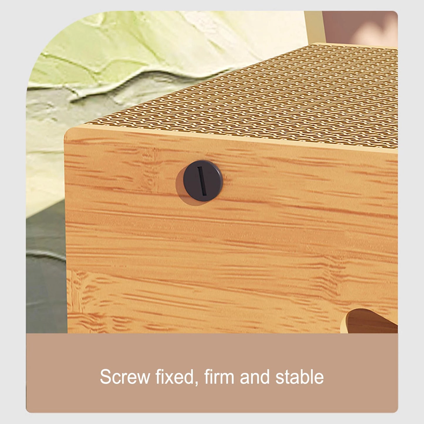 Cat Tunnel Bed Corrugated Paper Sturdy Constuction Scratch Resistance Multipurpose Comfortable Cat Scratcher House for Indoor