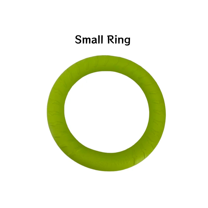 EVA Pet Toy Ball Dog Floating Ball Training Dog Pull Ring Bite Resistant Teething Pet Ball Rope Ball Foam Bite Resistant Dog Toy