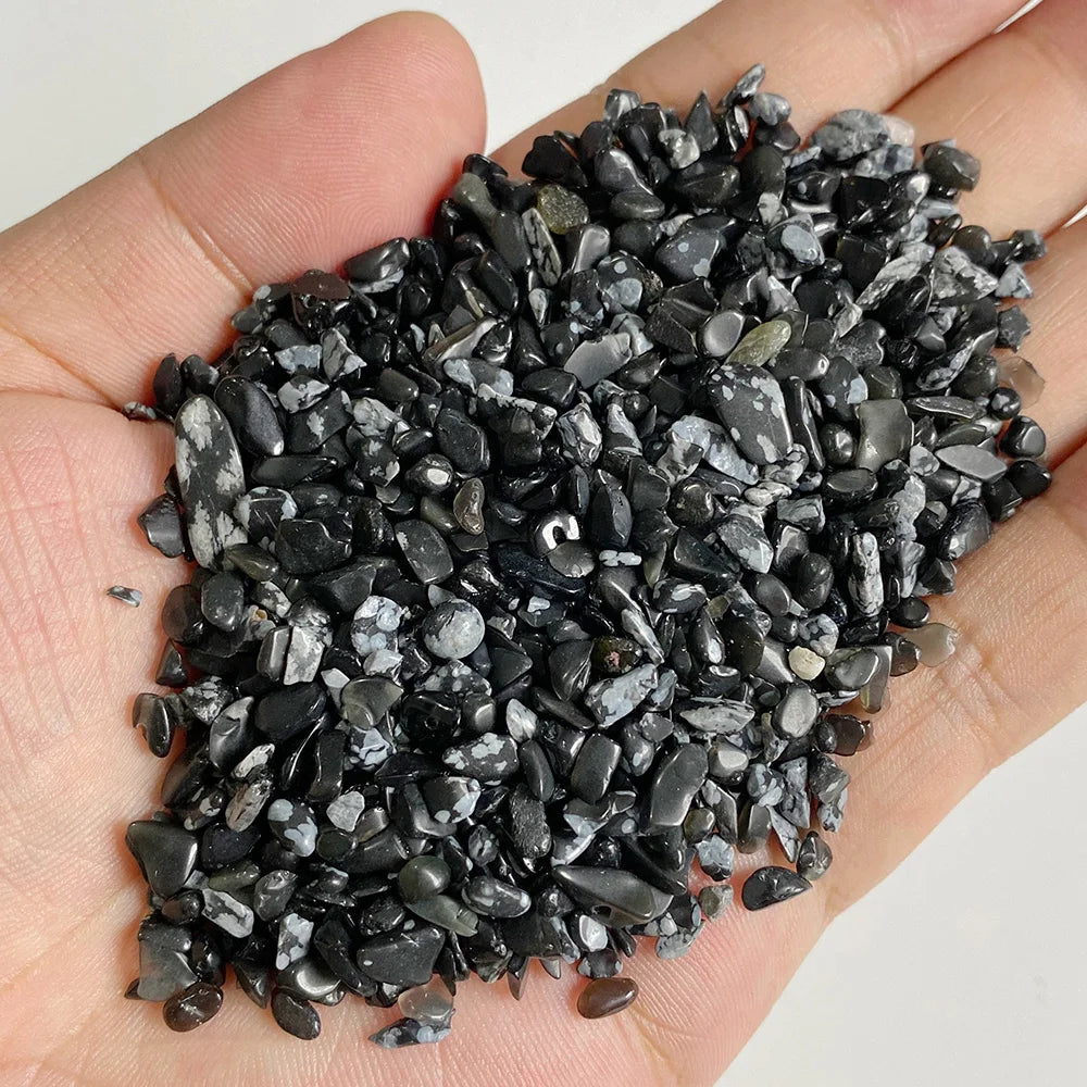 Natural Stone Gravel Crystal Chips 3-5mm Irregular Amethysts Quartz Reiki Healing Tumbled Stone for DIY Fish Tank Bonsai Decor