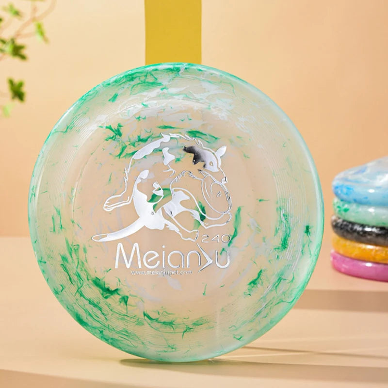 Fashion Pet Dog Silicone Game Flying Saucer Dog Toy Flying Discs Trainning Interactive Toy PE Soft Pet Floating Toy