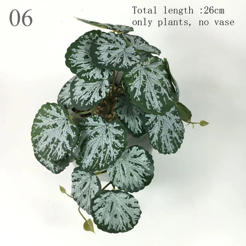 Artificial Terrarium Plants Vine Wall Hanging Flower Rattan Simulation Plastic Leaf Rattan Green Grass Home Balcony Garden Decor