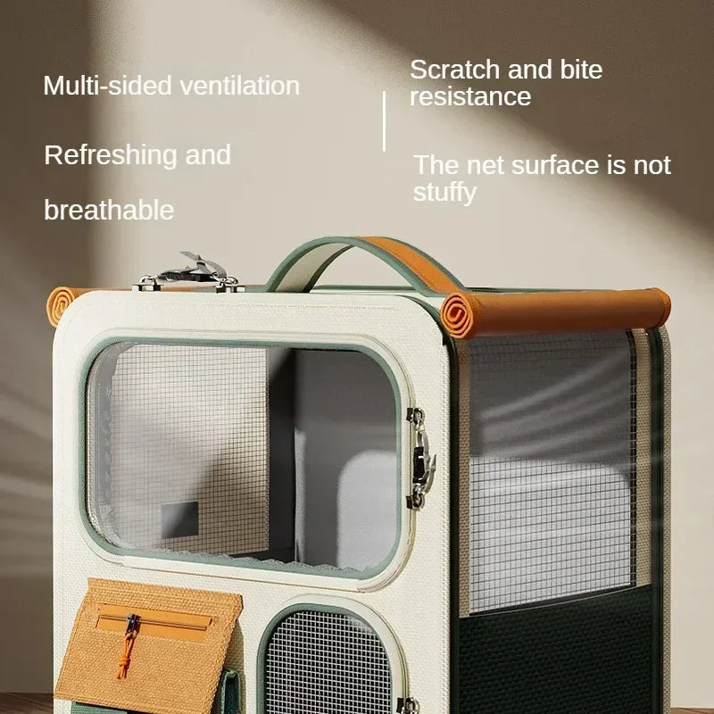 Cat Bag for Outdoor Use, Portable Cat Backpack, Pet Backpack, Car Tool, Dog, Large Capacity Luggage