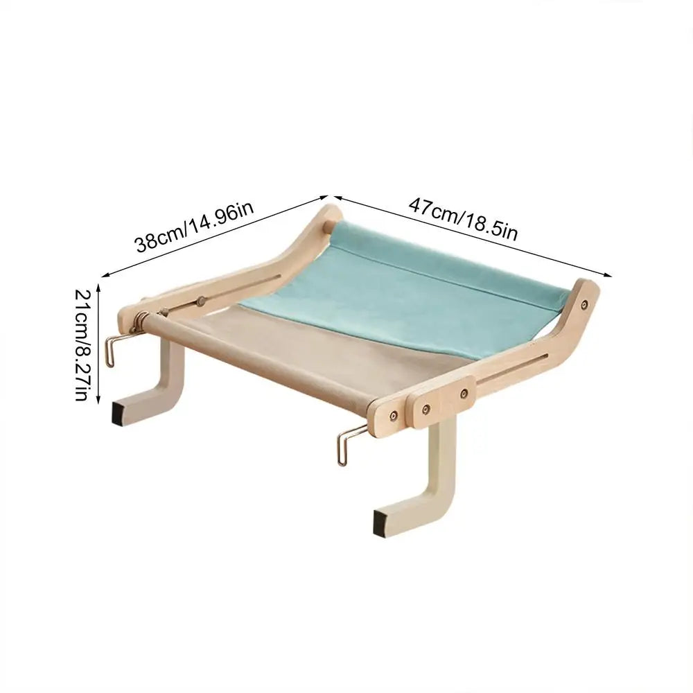 Cat Suspension Hammock Portable Detachable Bed Window Shelf for Cats Perch Pet Accessories Easy To Wash Cat Bed