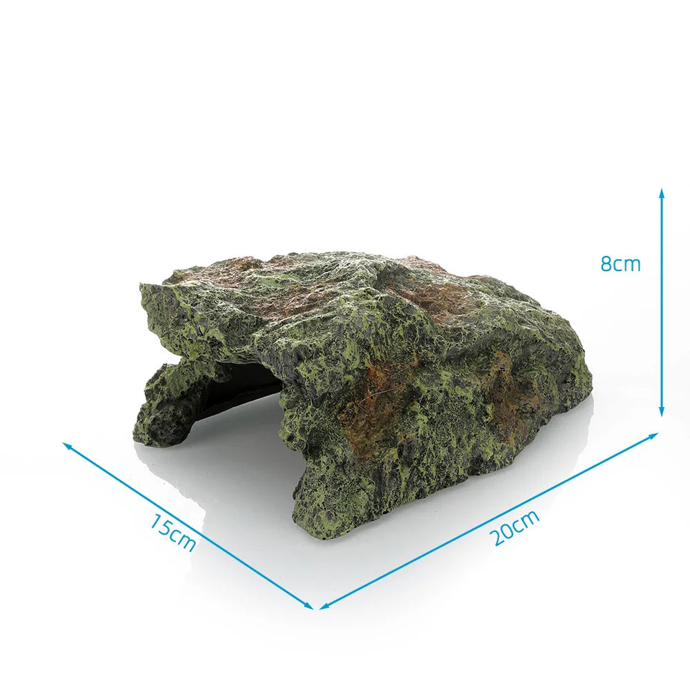 Reptile Hiding Hole Climbing Sunbathing Platform Turtle Hiding Hole Resin Decoration And Scenery Fish Tank Aquarium Landscape