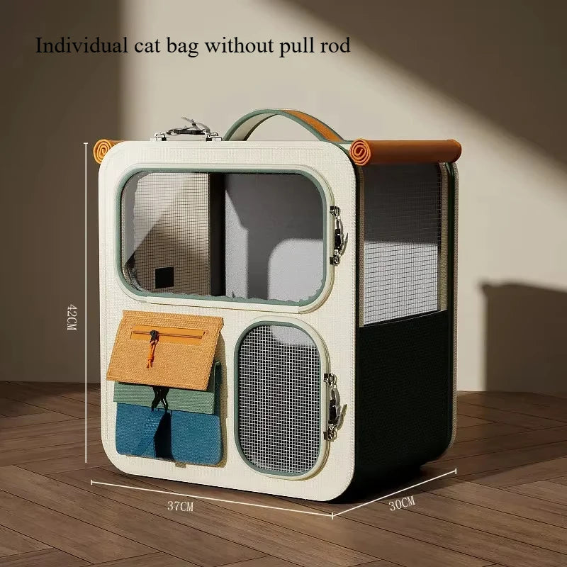 Cat Bag for Outdoor Use, Portable Cat Backpack, Pet Backpack, Car Tool, Dog, Large Capacity Luggage