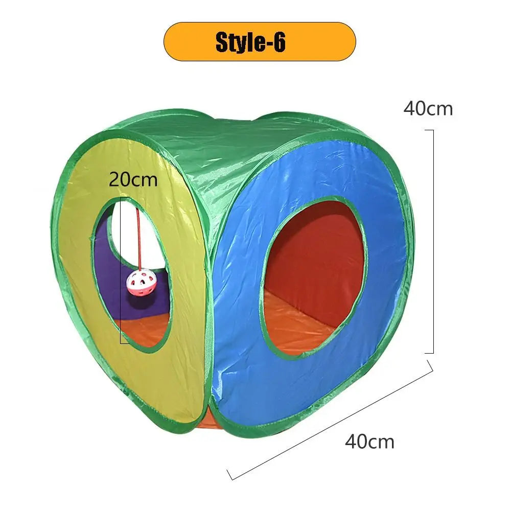 Pet Supplies Cat Play Tunnel Tube Collapsible Hamster House Tunnel For Pet Gerbil Rat Small Animals