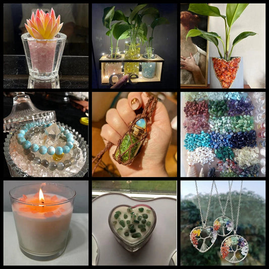 Natural Stone Gravel Crystal Chips 3-5mm Irregular Amethysts Quartz Reiki Healing Tumbled Stone for DIY Fish Tank Bonsai Decor