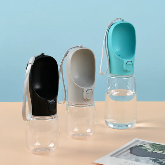 Portable Dog Water Bottle – Leakproof Travel Pet Dispenser (300ml / 350ml / 550ml)