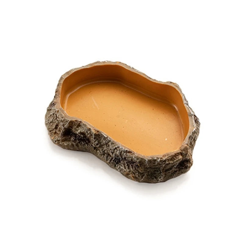 Pet Bowl Simulation Rock Escape Proof Bowl Reptiles Simulation Rock Bowl