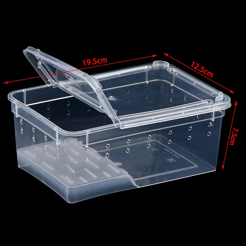 1 Pc Reptile Tank Insect Spiders Tortoise Lizard Acrylic Transparent Breeding Box Vivarium Lid Reptile Pet Product