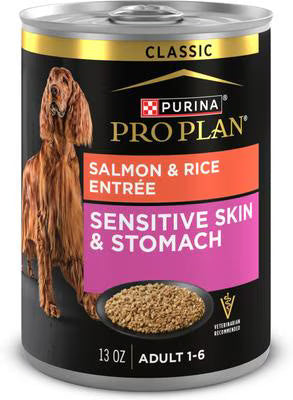 Purina Pro Plan Sensitive Skin & Stomach Pate Salmon & Rice Entree Wet Dog Food