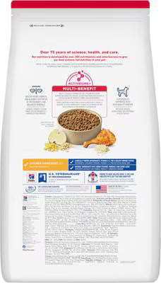 Hill's Science Diet Senior Adult 7+ Small Bites Chicken Meal, Barley & Rice Recipe Dry Dog Food