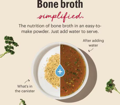 The Honest Kitchen Human Grade Daily Boosters Beef Bone Broth with Turmeric for Dogs