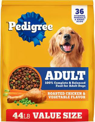 Pedigree Complete Nutrition Grilled Steak & Vegetable Flavor Dog Kibble Adult Dry Dog Food