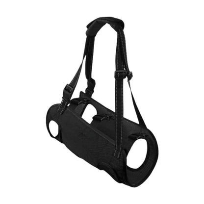 Portable Dog Sling Dog Lift Harness Backpack Carrier for Dog Body Support Rehabilitation Sling Padded for Injured Elderly Dogs