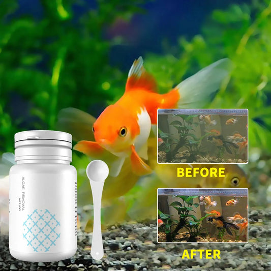 Fish Tank Cleaning Algae Tablets Tank Moss Odor Remover Water Purify Aquarium Algaecide Control Cleaning Algae Repellent Agent