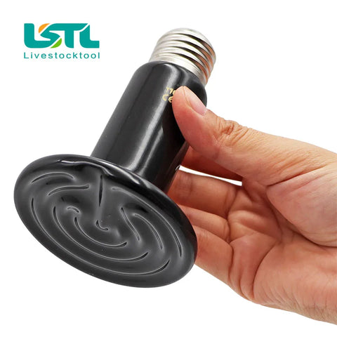 2 Pcs Pet Reptile Heating Bulb Infrared Ceramic Emitter Heat Lamps Pet Brooder Reptile Lamp 220V-240V