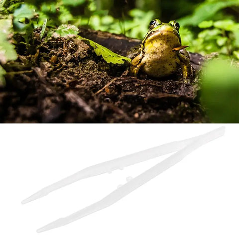 Reptile Tweezers Noctilucence Clip Feeding Tongs Live Food Feeding Clamp Random Color