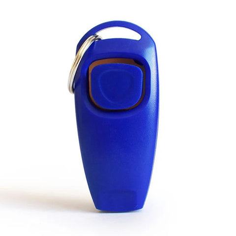 2 In 1 Pet Dog Training Clicker Pet Dog Cat Training Whistles Key Ring and Wrist Strap Dog Trainings Behavior pet Supplies