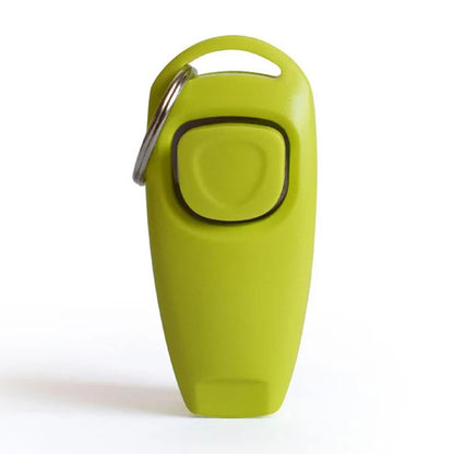 2 In 1 Pet Dog Training Clicker Pet Dog Cat Training Whistles Key Ring and Wrist Strap Dog Trainings Behavior pet Supplies