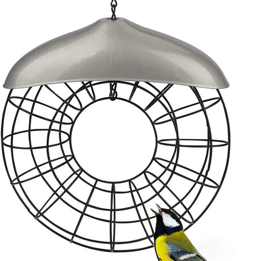 Bird Feeder Feed Station Hanging Garden Plastic Birds Food Dispenser Feeders Outdoor Tree Decoration Fat Ball Suet Feeder