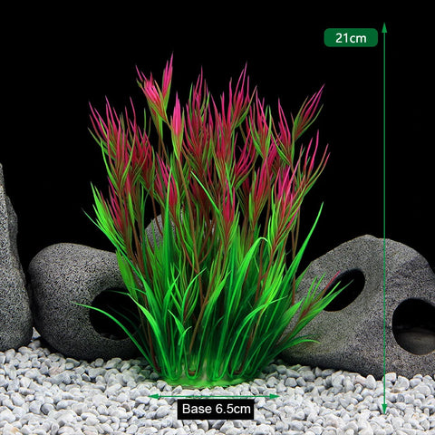 Artificial Aquarium Plants Decoration Fish Tank Water Plant Grass Ornament Plastic Underwater Aquatic Water Weeds Viewing Decor