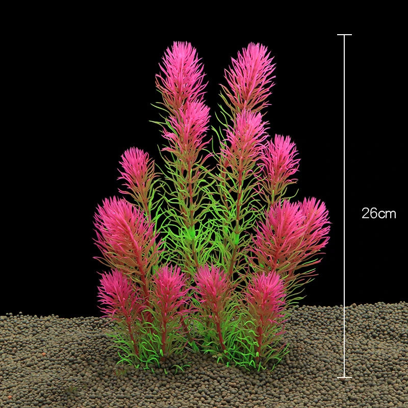 Artificial Aquarium Plants Decoration Fish Tank Water Plant Grass Ornament Plastic Underwater Aquatic Water Weeds Viewing Decor