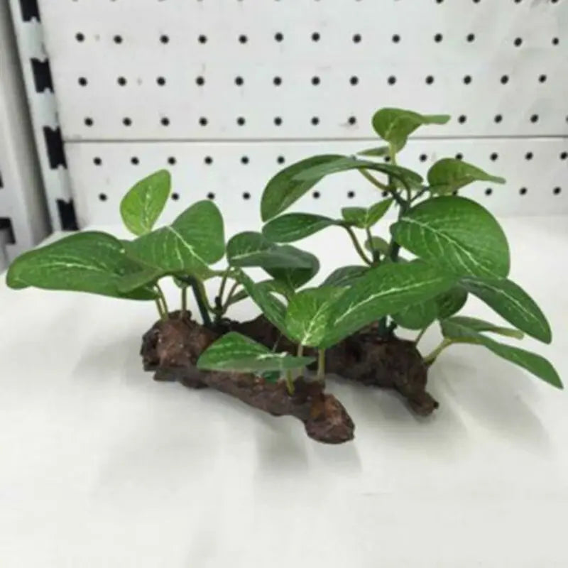 Simulated Water Plants Turtle Tank Scenery Plants Aquarium Fish Tank Decoration Sunken Wood
