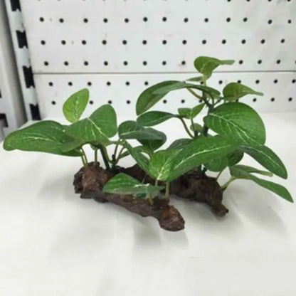 Simulated Water Plants Turtle Tank Scenery Plants Aquarium Fish Tank Decoration Sunken Wood