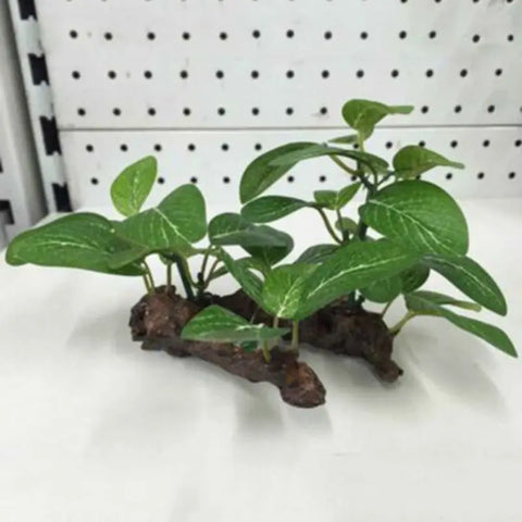 Simulated Water Plants Turtle Tank Scenery Plants Aquarium Fish Tank Decoration Sunken Wood