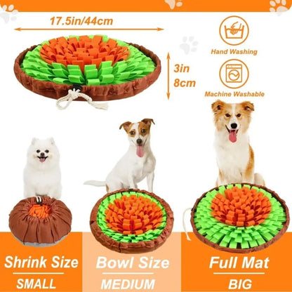 Washable Sniffing Pad Foldable Dog Slow Feeding Mat Toy Dog Training Snuff Mat