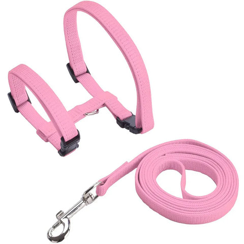Cheap Sphynx Cat Harness and Leash Set Convenient Pet Harnesses for Cats Gotas Katten mascotas Accessories Outdoor Kedi Cat Lead