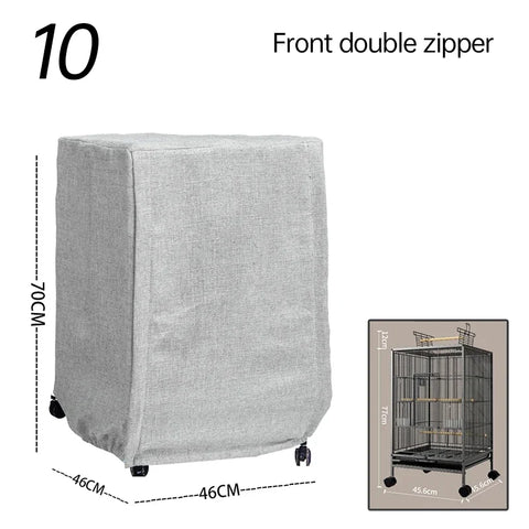 Bird Cage Cover Sunshade Breathable and Splashproof Large Bird Cage Cover Parrot Cage Shading Protective Products Bird Supplies