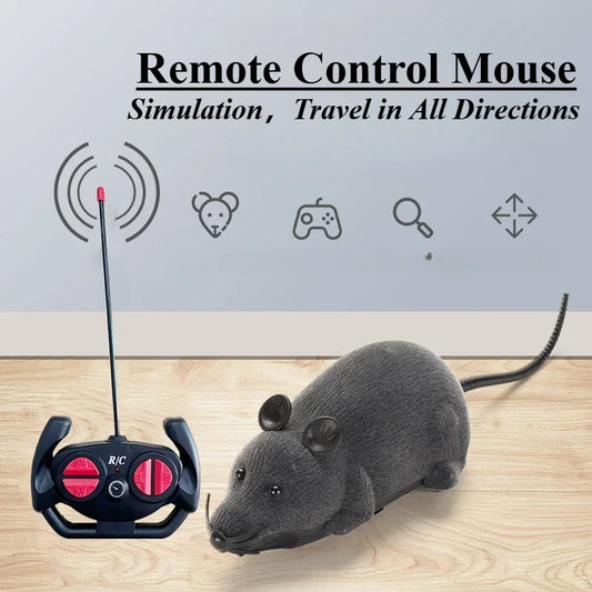 Robot Mouse Rat Funny Cat Toy with Remote Control Multicolor Mouse Wireless Controlled Rat Electric Interactive Toys