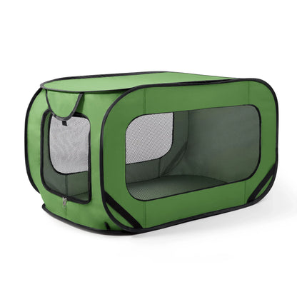 36 inch portable car seat kennel large dog bed pop up kennel cat kennel indoor and outdoor pet crate cat bed