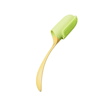 Dog Pet Finger Toothbrush Handlebar Teeth Cleaning Bad Breath Care Nontoxic Soft Silicone Tooth Brush Dog Cat Cleaning Supplies