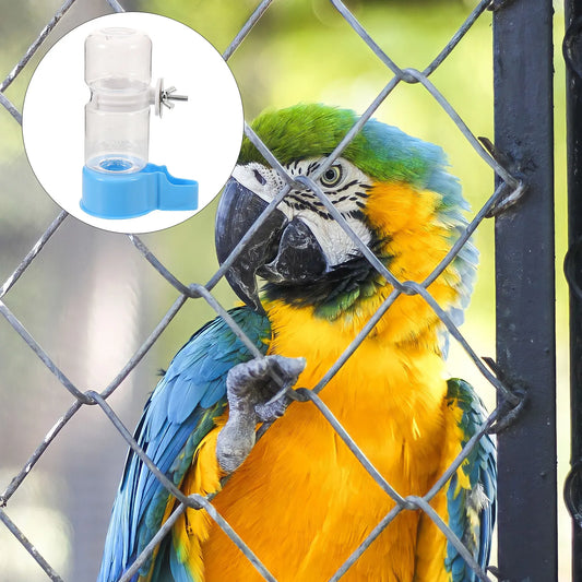 Bird Drinker Drinking Accessory Parrot Water Fountain Automatic Feeder Feeders Plastic Waterer Dispenser Automatic Waterer