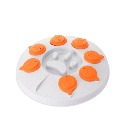 Dog Puzzle Toys Slow Feeder Interactive IQ Booster Food Dispenser for Puppies – Non-Slip Bowl Training Game for Dogs