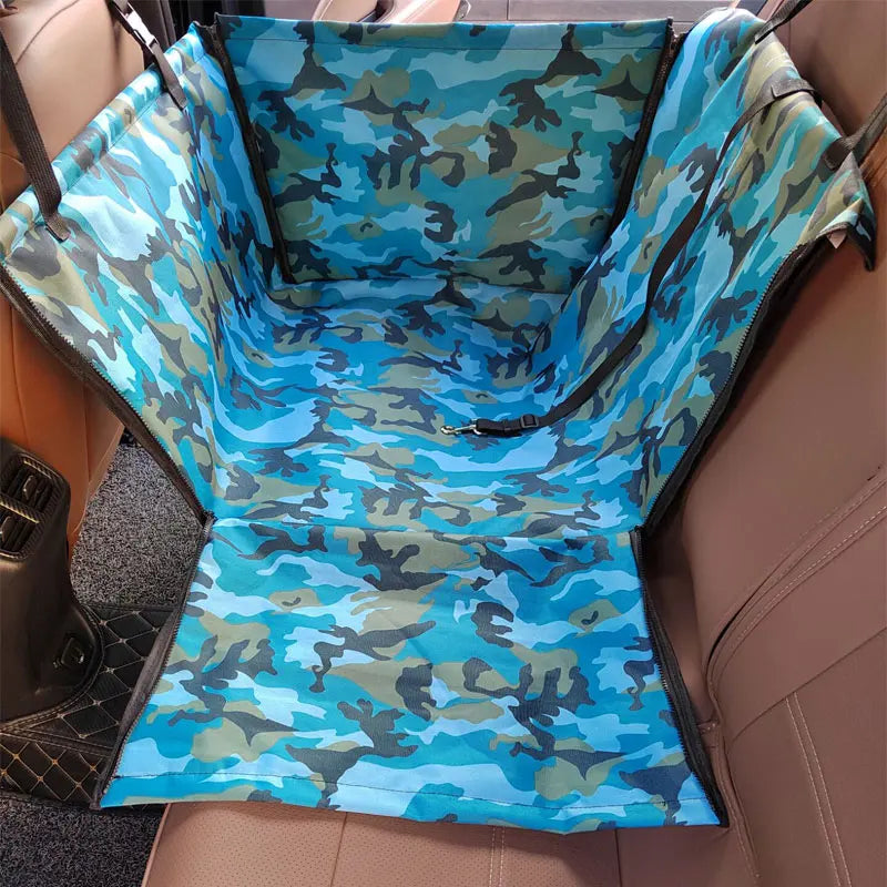 CAWAYI KENNEL Pet Carriers Dog Car Seat Cover Carrying for Dogs Cats Mat Blanket Rear Back Hammock Protector
