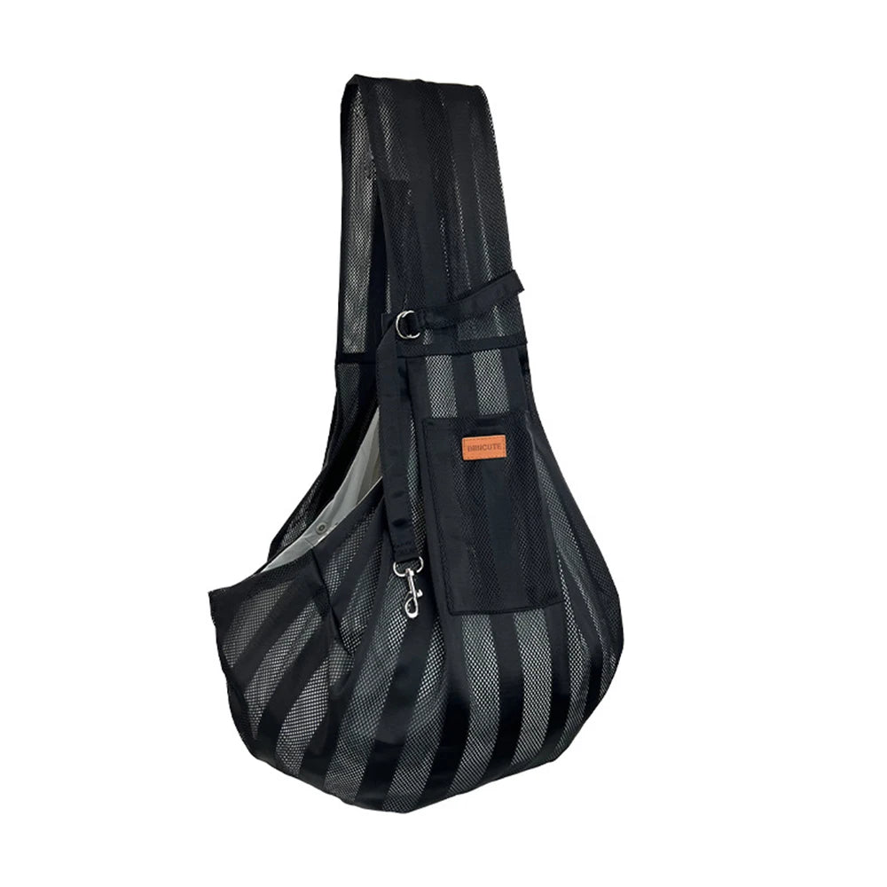 Summer Cool Breathable Pet Shoulder Carrier Bag for Cat Small Dogs Portable Crossbody Travel Bag