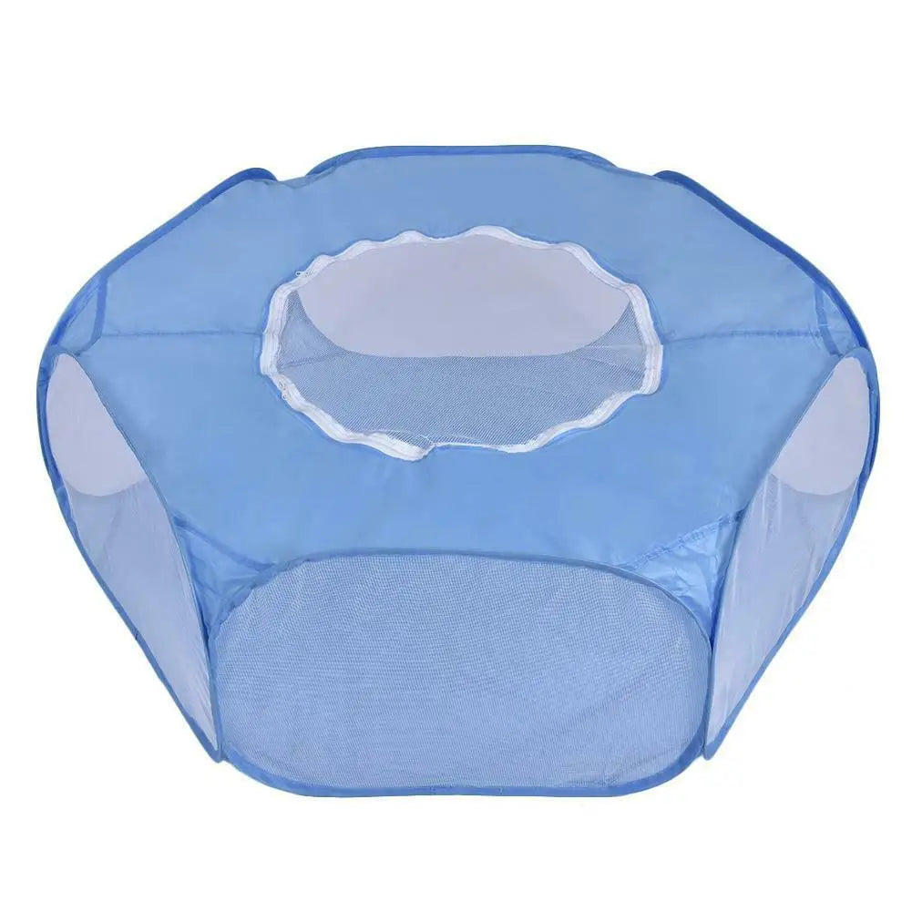 Portable Pet Puppy Rabbit Playpen Indoor Outdoor Small Animal Hamsters Fence Tent Cage with Cover Waterproof Pets Camping House