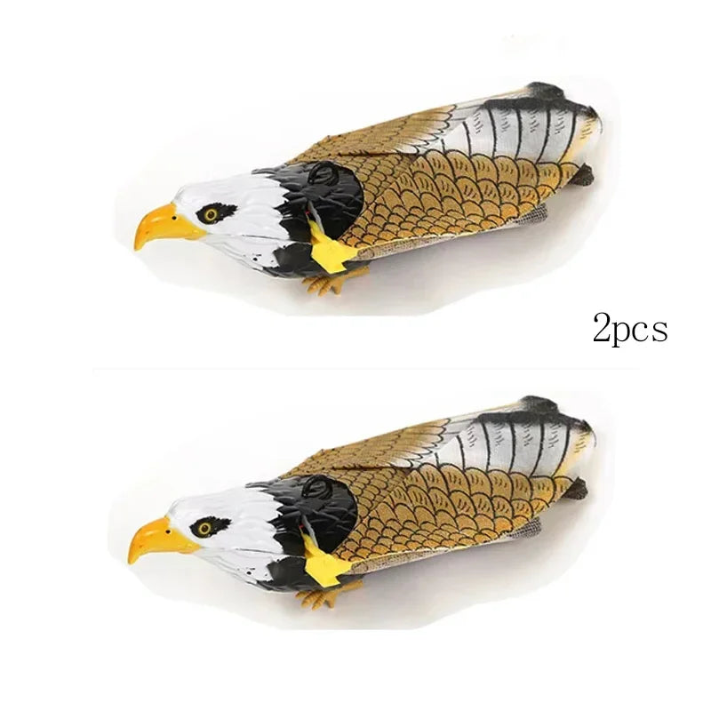 Simulation Bird Interactive Cat Toys Electric Hanging Eagle Flying Bird Cat Teasering Play Cat Stick Scratch Rope Toys