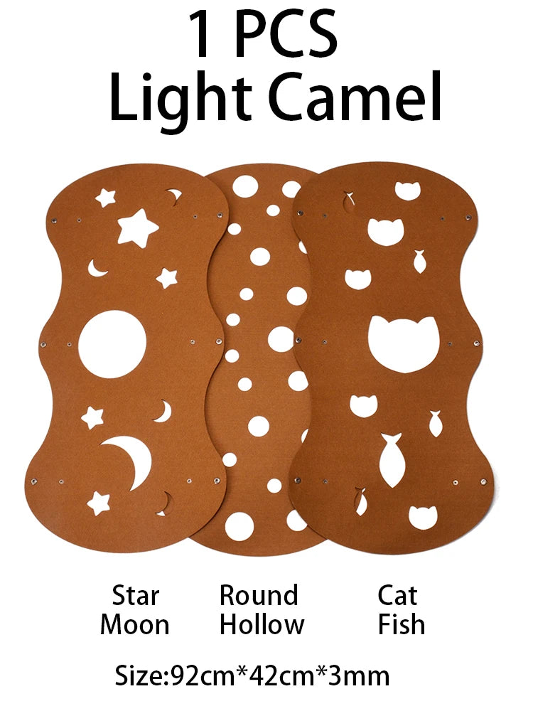 Splicing Cat Toy Felt Pom Nest Deformable Kitten Tunnel Collapsible Tube House Tunnel Interactive Pet Pusscat Security Sense
