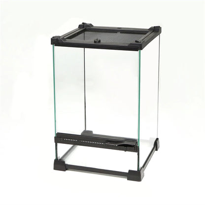 Tempered glass reptile terrarium,suitable for geckos, lizards, tarantula,spiders,horned frogs, turtles, snakes, etc.