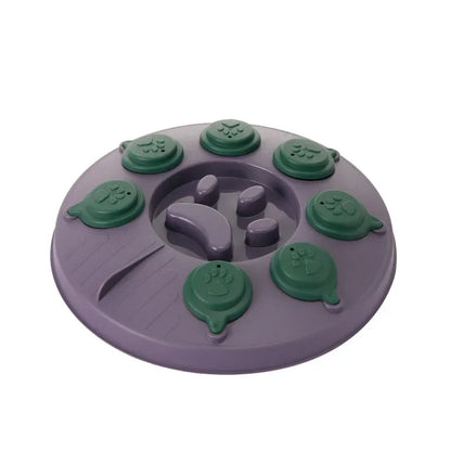 Dog Puzzle Toys Slow Feeder Interactive IQ Booster Food Dispenser for Puppies – Non-Slip Bowl Training Game for Dogs
