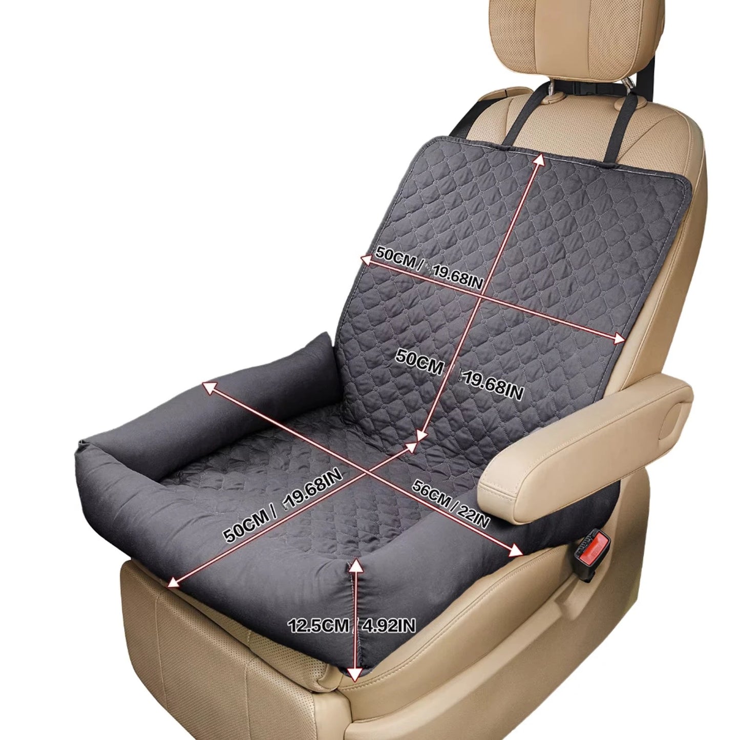1 pc Waterproof Oxford Car Travel Dog Mat Durable Scratch-Resistant Pet Carriers Dog Car Seat Cover for Car Rides Easy To Clean