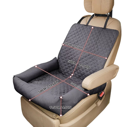 1 pc Waterproof Oxford Car Travel Dog Mat Durable Scratch-Resistant Pet Carriers Dog Car Seat Cover for Car Rides Easy To Clean